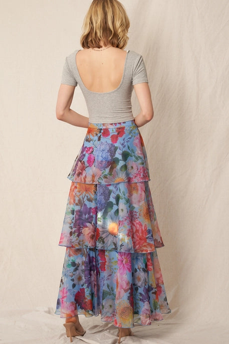 Beggs Floral Layer Skirt FINAL SALE