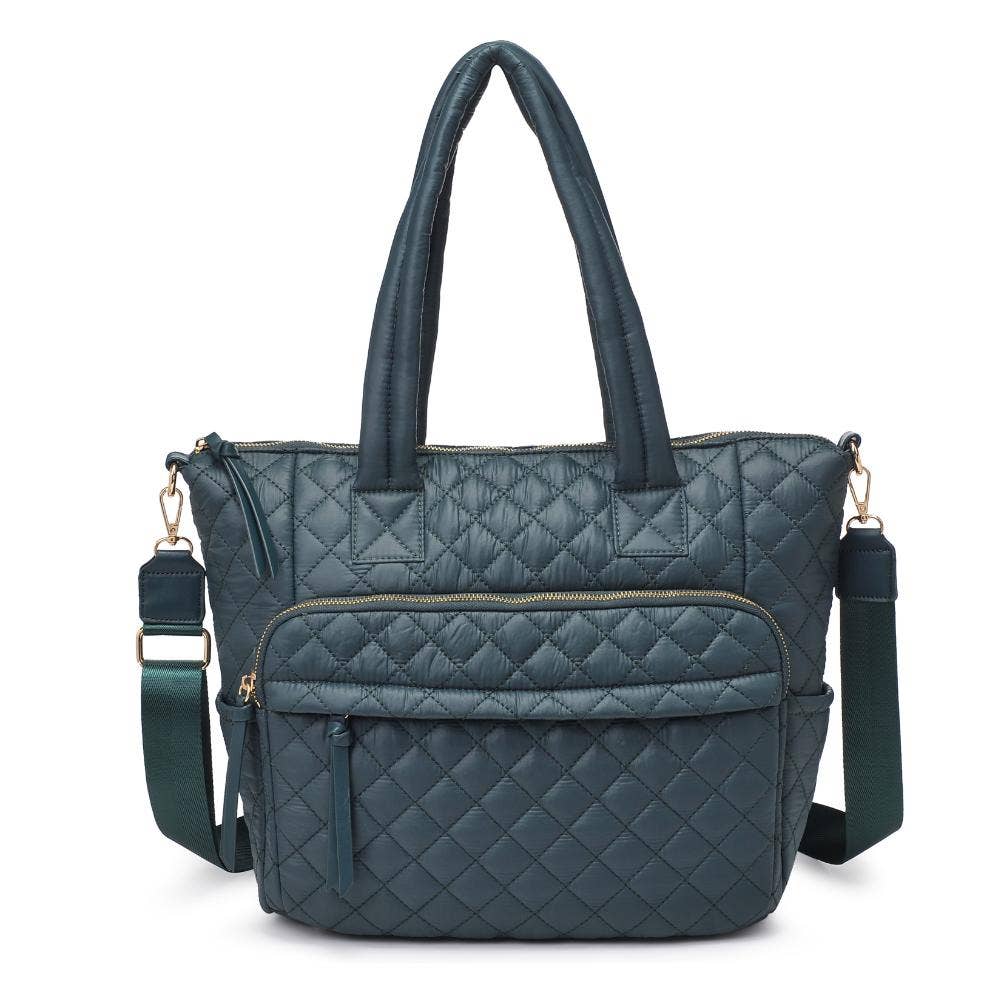 Jayna Quilted Nylon Tote (4 Colors!)