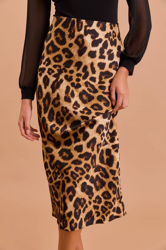 Ambrose Leopard Skirt