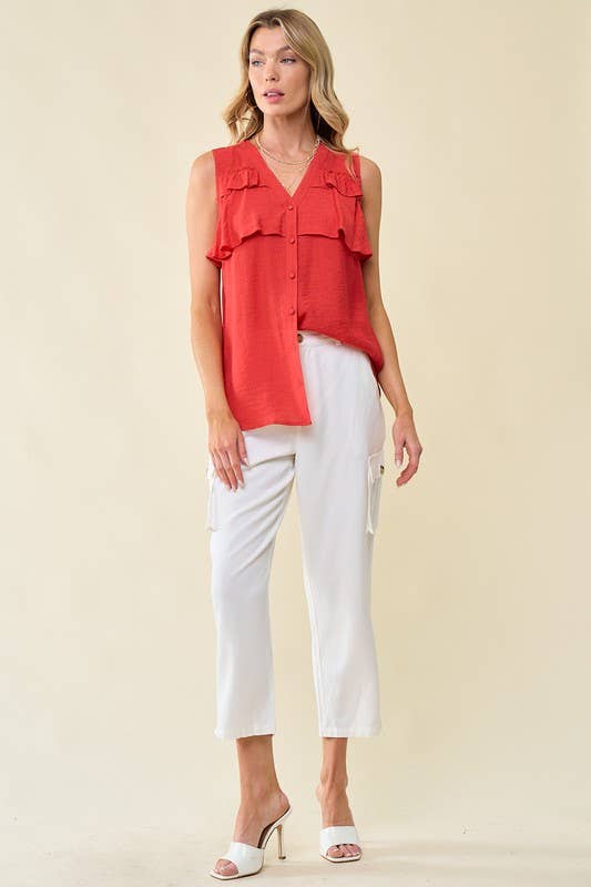 Rufus Ruffle Top