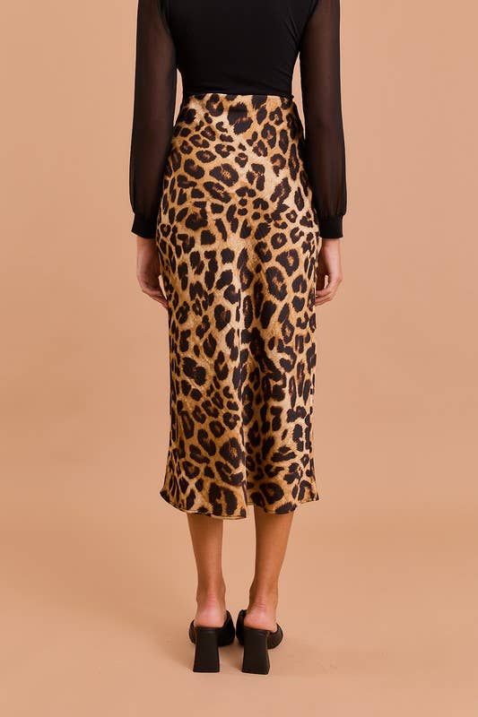 Ambrose Leopard Skirt