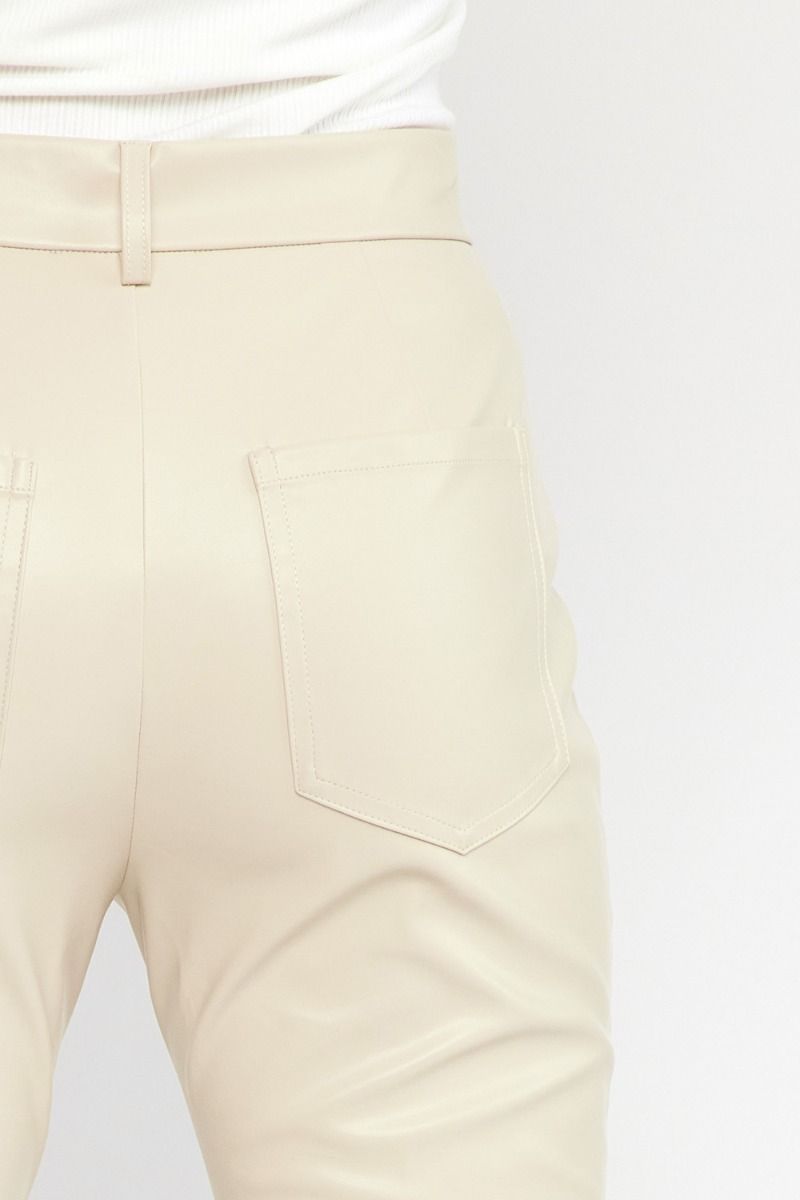 Trendy Girl Faux Leather Pants - Final Sale